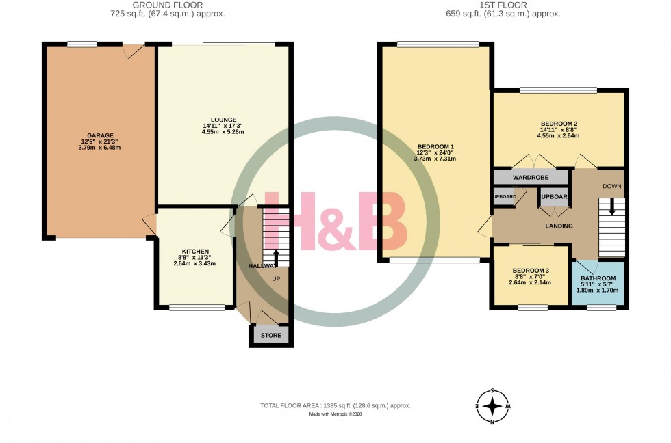 Floorplan for Spencers Croft, Harlow