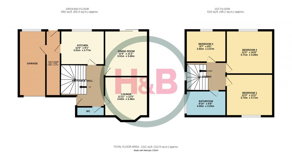 Floorplan for Upper Park, Harlow