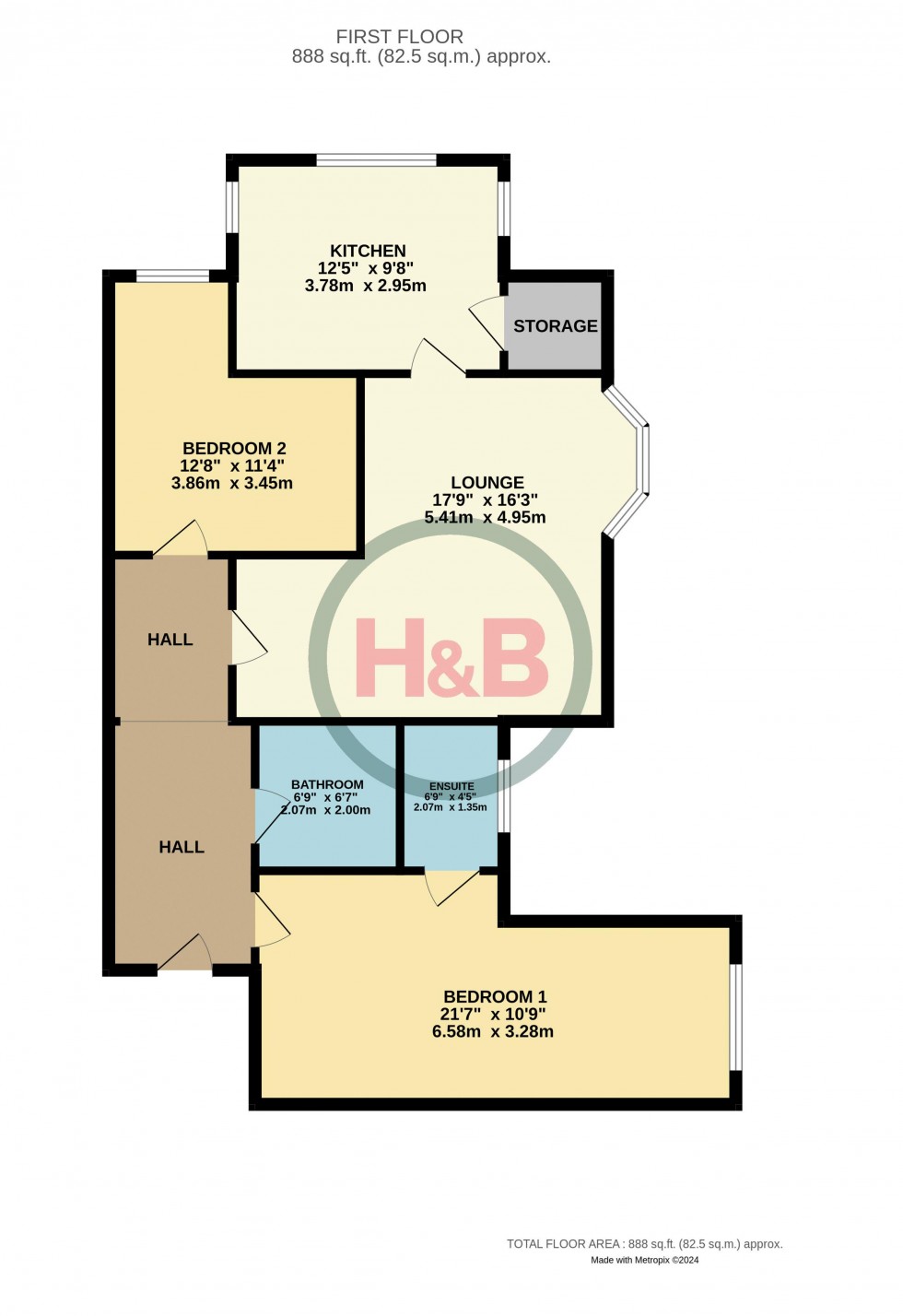 Floorplan for Gilston Park, Harlow