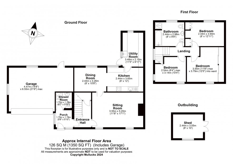 Floorplan for High Road, Thornwood