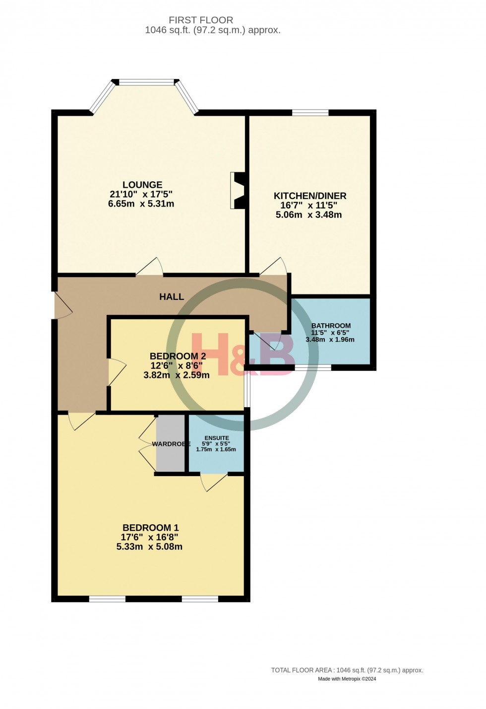 Floorplan for Mulberry Green, Old Harlow