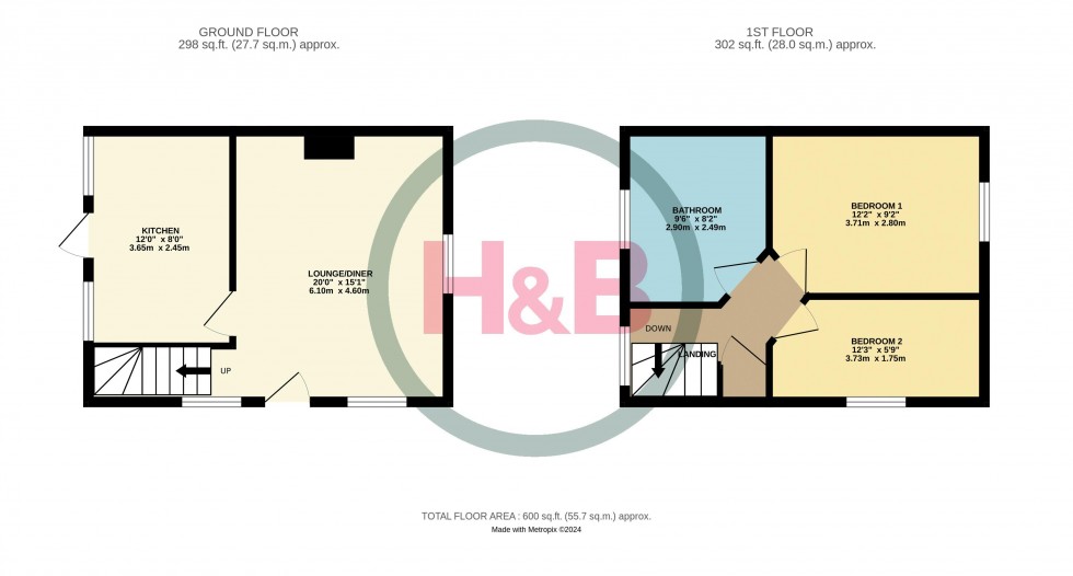 Floorplan for Crossing Road, Epping