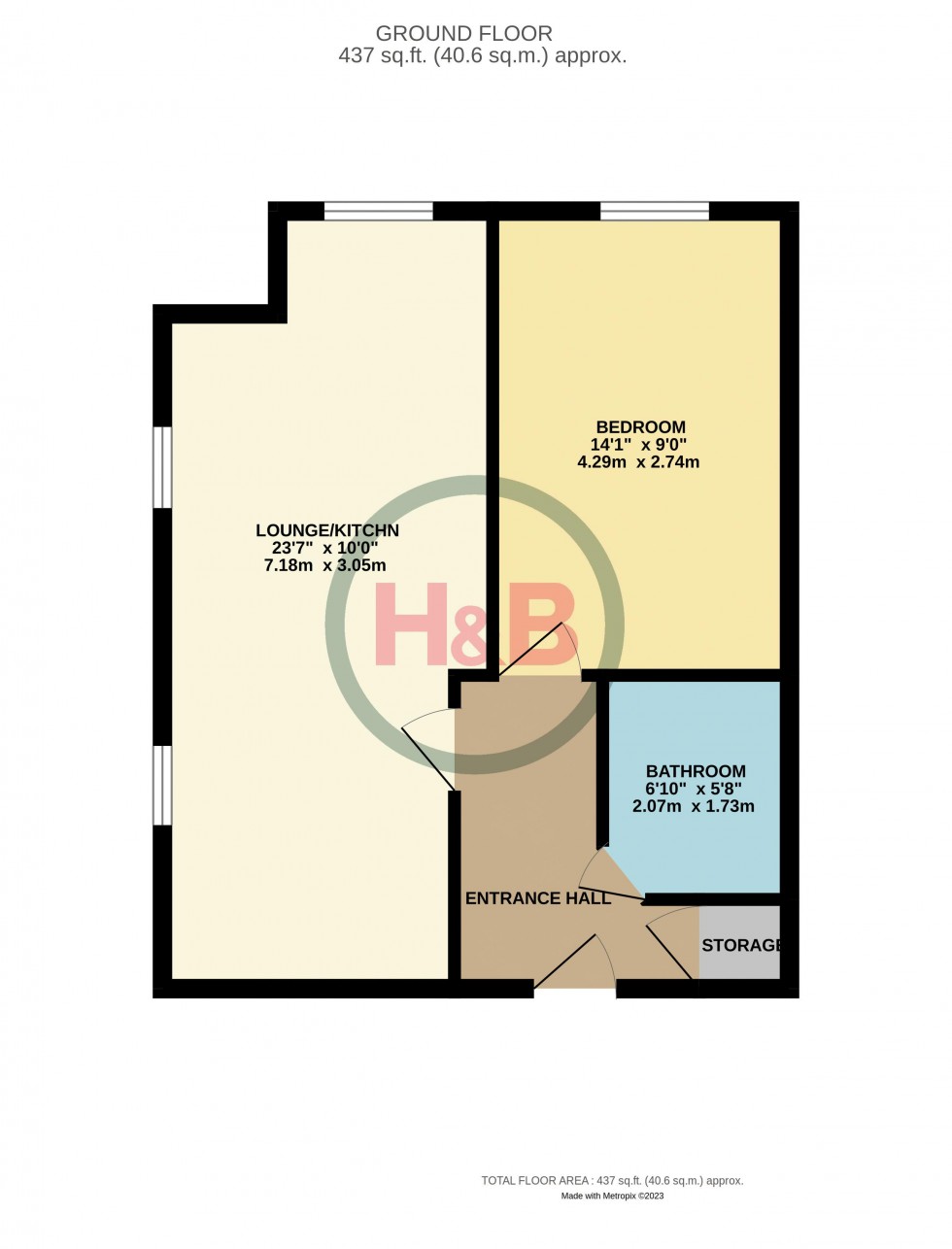 Floorplan for Kingfisher Way, Gilden Park