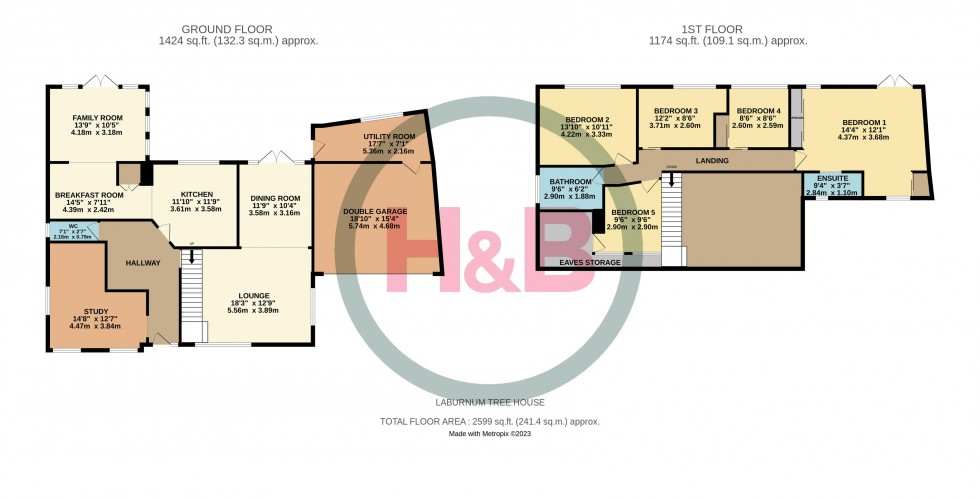 Floorplan for Wrights Green, Little Hallingbury