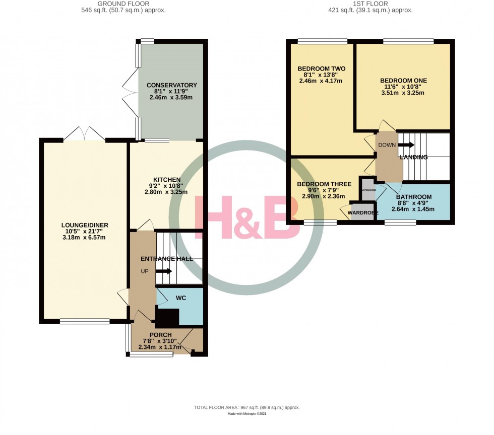 Floorplan for Spruce Hill, Harlow