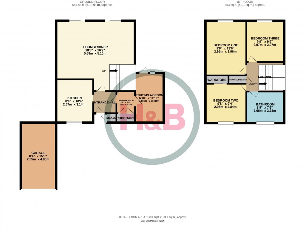 Floorplan for Park Hill, Old Harlow